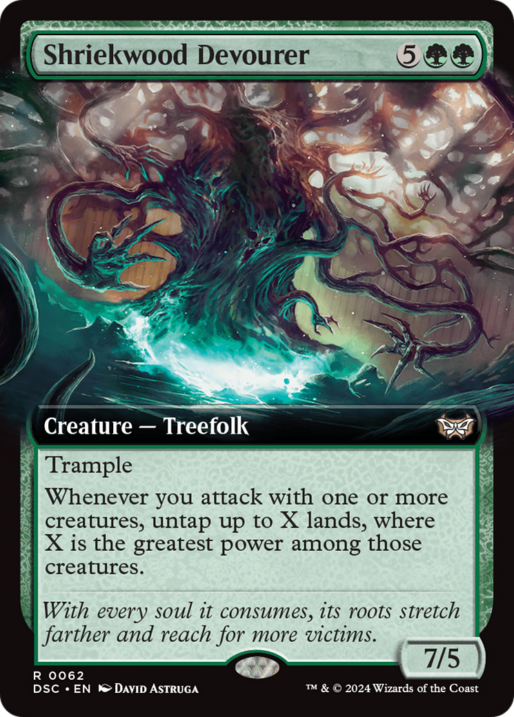 Shriekwood Devourer (Extended Art) [Duskmourn: House of Horror Commander] | Jomio and Rueliete's Cards and Comics