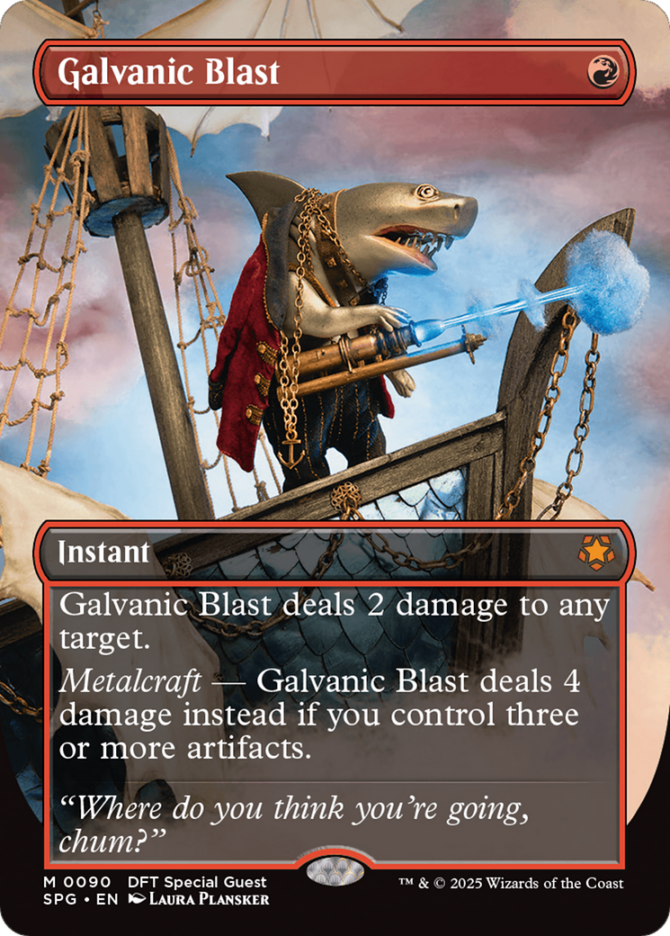 Galvanic Blast (Borderless) [Aetherdrift Special Guests] | Jomio and Rueliete's Cards and Comics