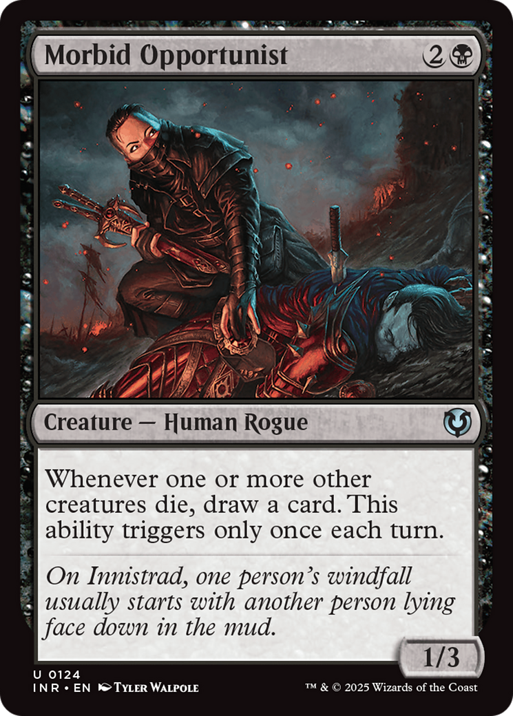 Morbid Opportunist [Innistrad Remastered] | Jomio and Rueliete's Cards and Comics