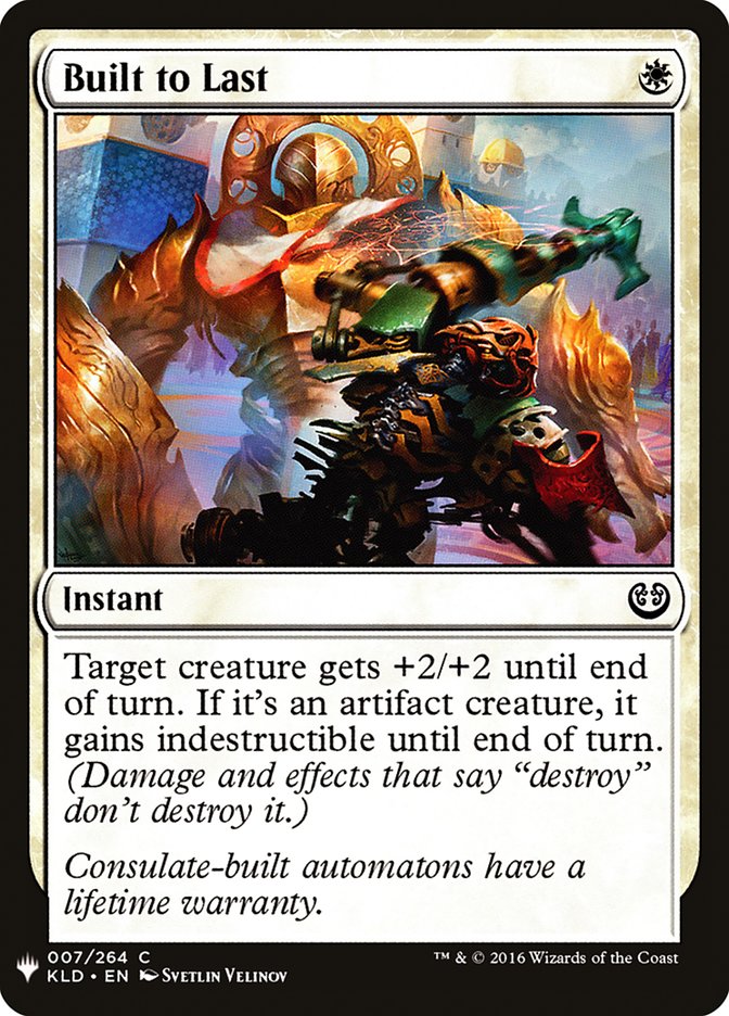 Built to Last [Mystery Booster] | Jomio and Rueliete's Cards and Comics