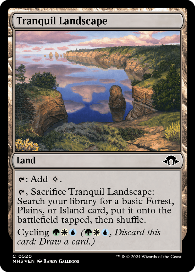 Tranquil Landscape (Ripple Foil) [Modern Horizons 3] | Jomio and Rueliete's Cards and Comics
