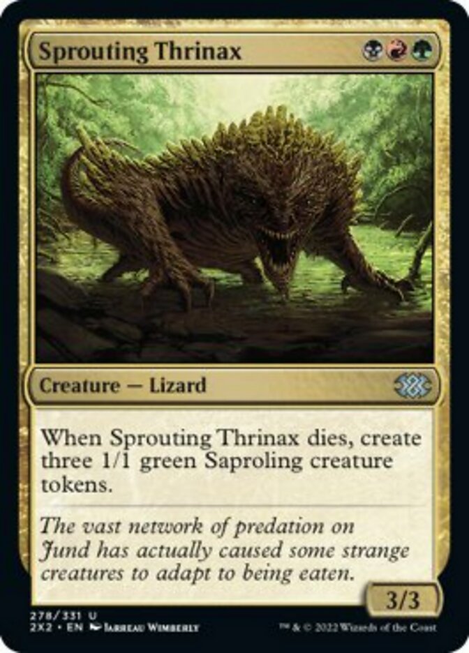 Sprouting Thrinax [Double Masters 2022] | Jomio and Rueliete's Cards and Comics