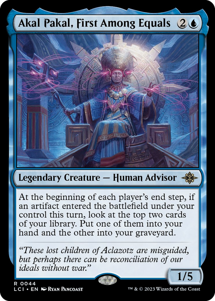Akal Pakal, First Among Equals [The Lost Caverns of Ixalan] | Jomio and Rueliete's Cards and Comics
