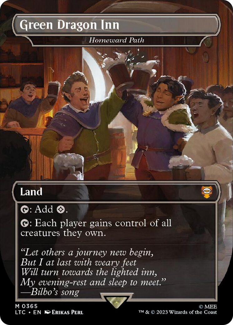 Green Dragon Inn - Homeward Path [The Lord of the Rings: Tales of Middle-Earth Commander] | Jomio and Rueliete's Cards and Comics