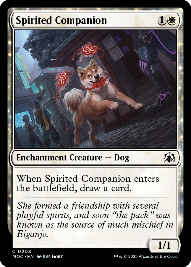 Spirited Companion [March of the Machine Commander] | Jomio and Rueliete's Cards and Comics