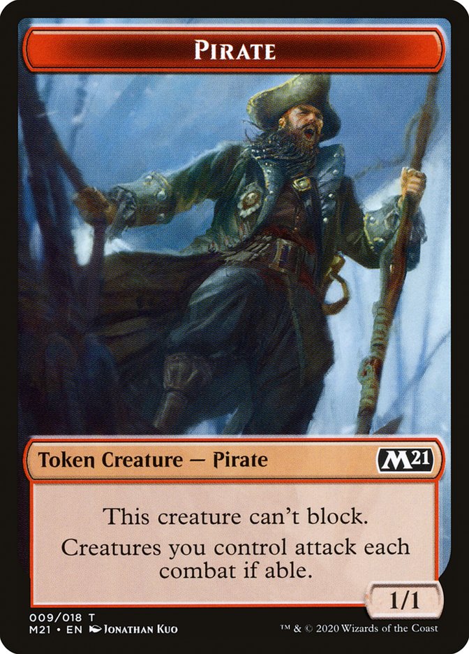 Pirate Token [Core Set 2021 Tokens] | Jomio and Rueliete's Cards and Comics