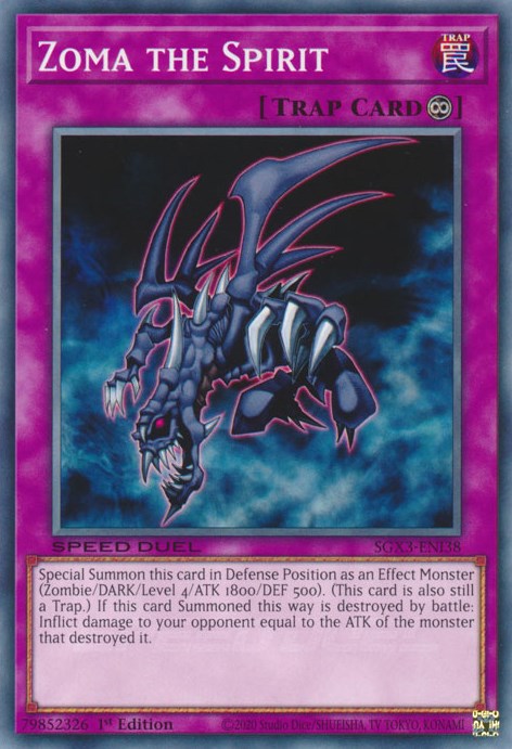 Zoma the Spirit [SGX3-ENI38] Common | Jomio and Rueliete's Cards and Comics