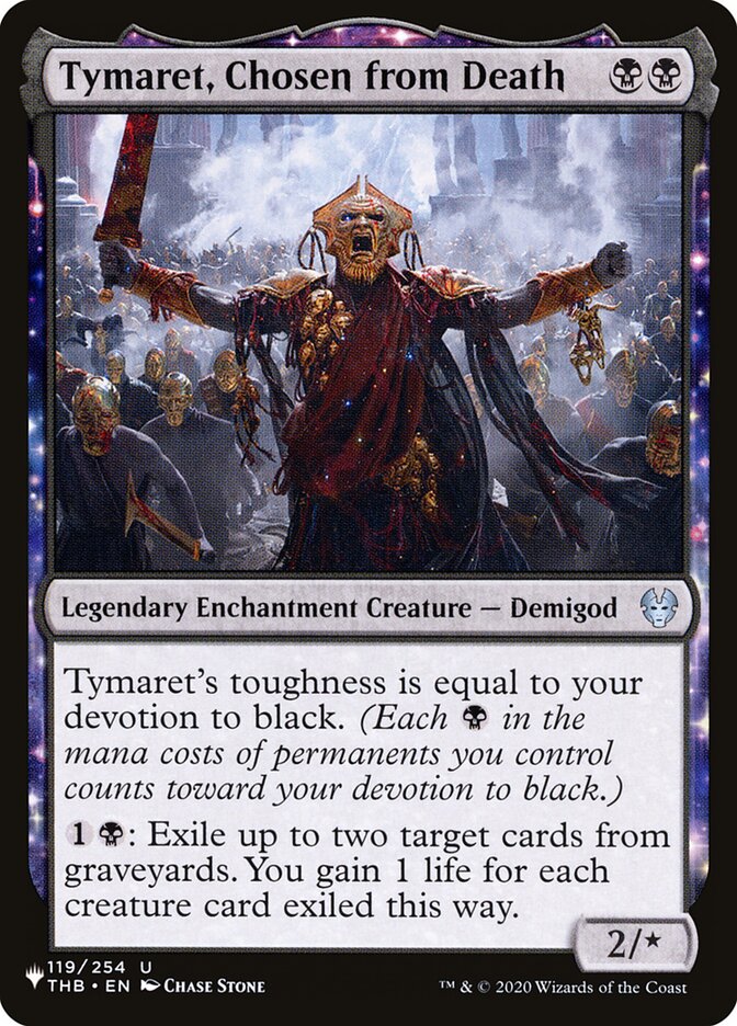 Tymaret, Chosen from Death [The List] | Jomio and Rueliete's Cards and Comics
