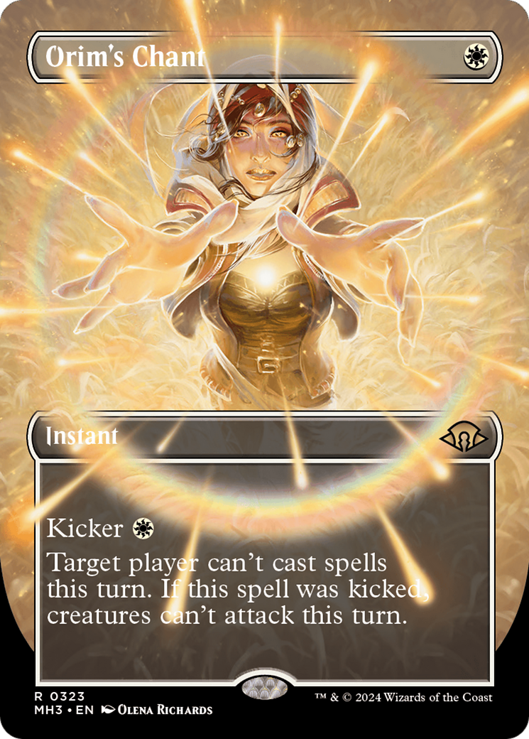 Orim's Chant (Borderless) [Modern Horizons 3] | Jomio and Rueliete's Cards and Comics