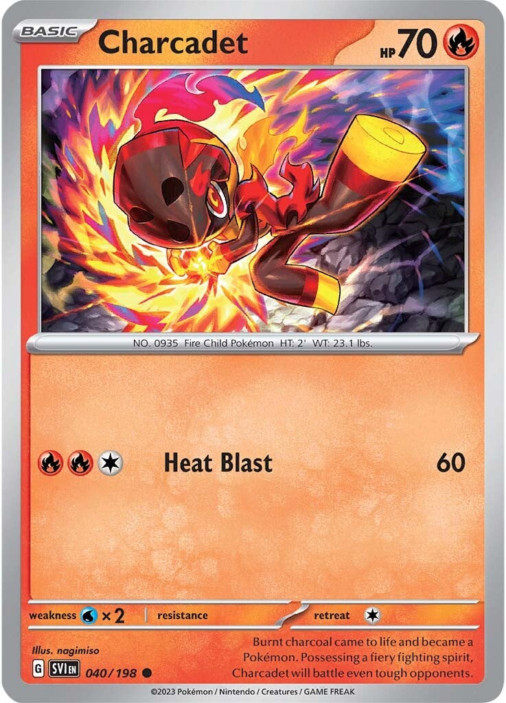 Charcadet (040/198) [Scarlet & Violet: Base Set] | Jomio and Rueliete's Cards and Comics