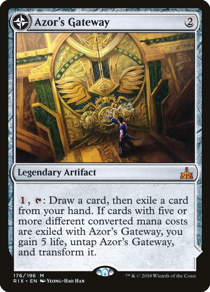 Azor's Gateway // Sanctum of the Sun [Rivals of Ixalan] | Jomio and Rueliete's Cards and Comics