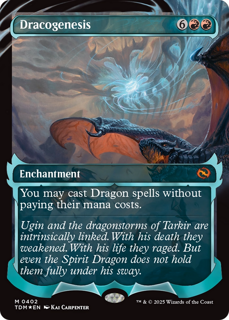Dracogenesis (0402) (Showcase) [Tarkir: Dragonstorm] | Jomio and Rueliete's Cards and Comics