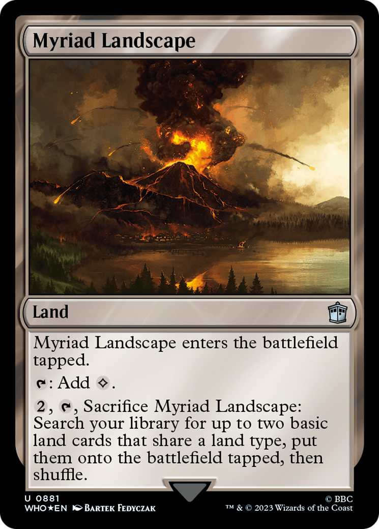 Myriad Landscape (Surge Foil) [Doctor Who] | Jomio and Rueliete's Cards and Comics