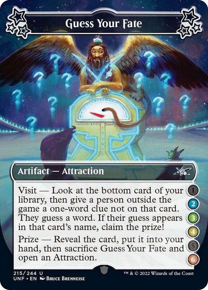 Guess Your Fate (2-3-4-6) [Unfinity] | Jomio and Rueliete's Cards and Comics