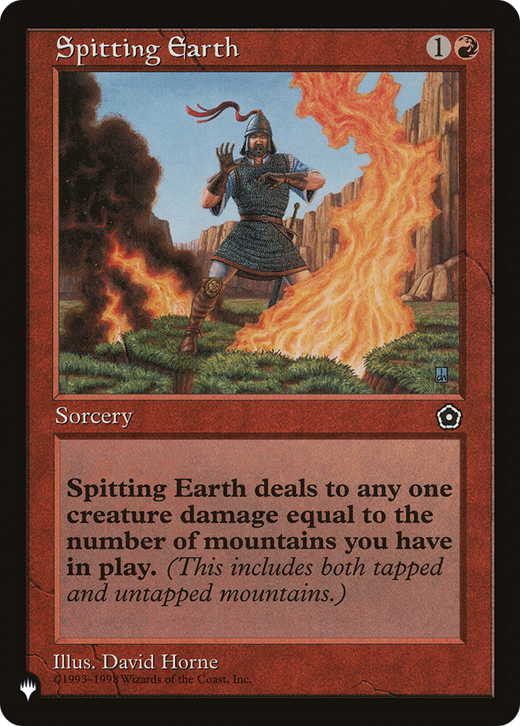 Spitting Earth [The List] | Jomio and Rueliete's Cards and Comics