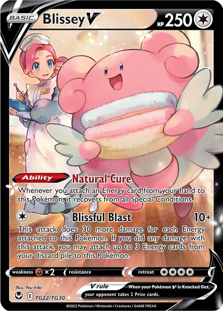 Blissey V (TG22/TG30) [Sword & Shield: Silver Tempest] | Jomio and Rueliete's Cards and Comics
