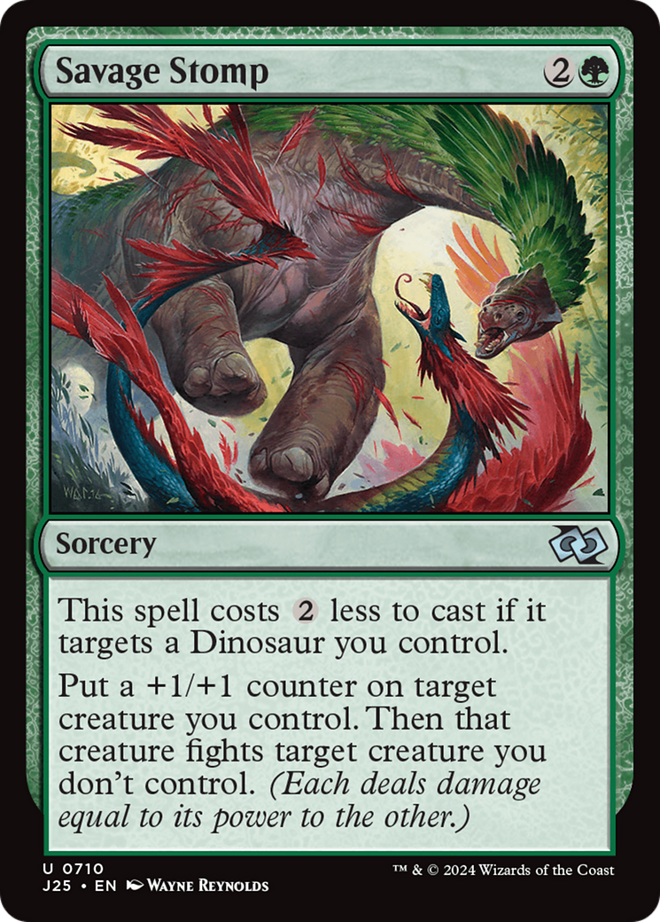 Savage Stomp [Foundations Jumpstart] | Jomio and Rueliete's Cards and Comics