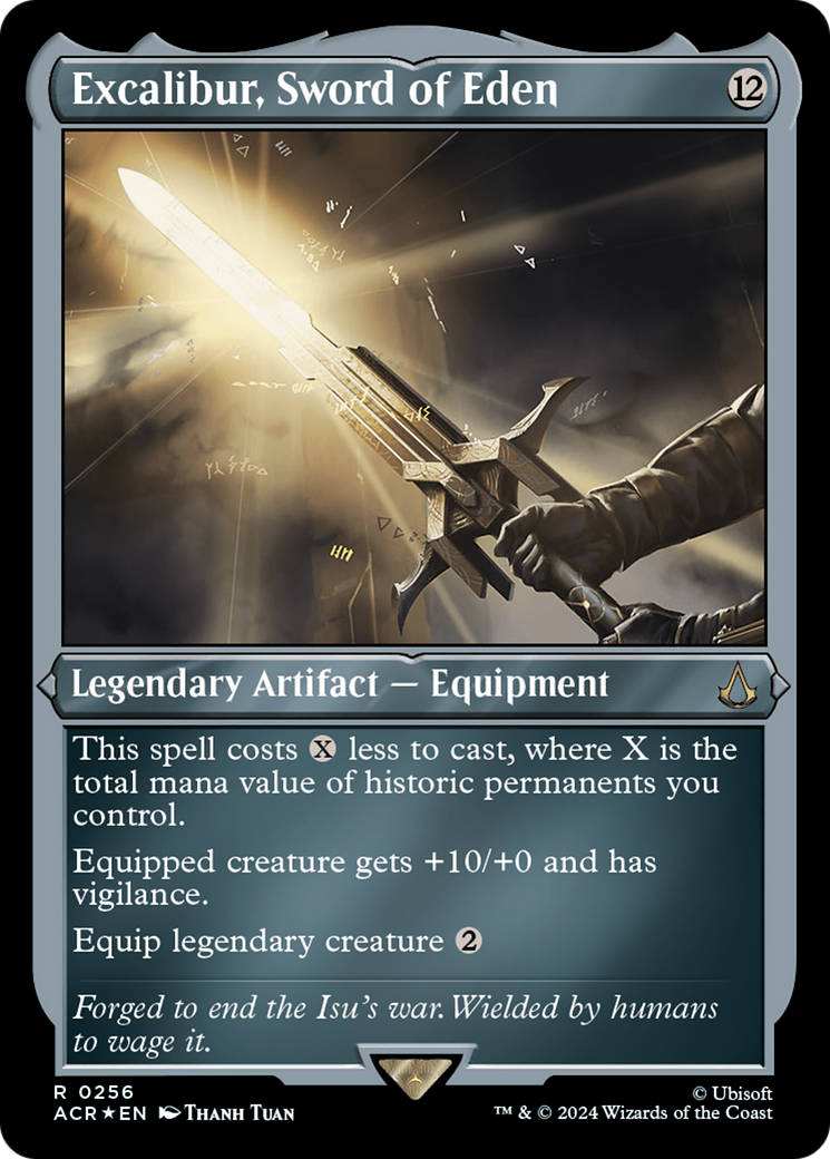 Excalibur, Sword of Eden (Foil Etched) [Assassin's Creed] | Jomio and Rueliete's Cards and Comics