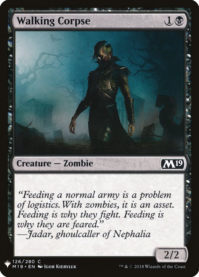 Walking Corpse [Mystery Booster] | Jomio and Rueliete's Cards and Comics