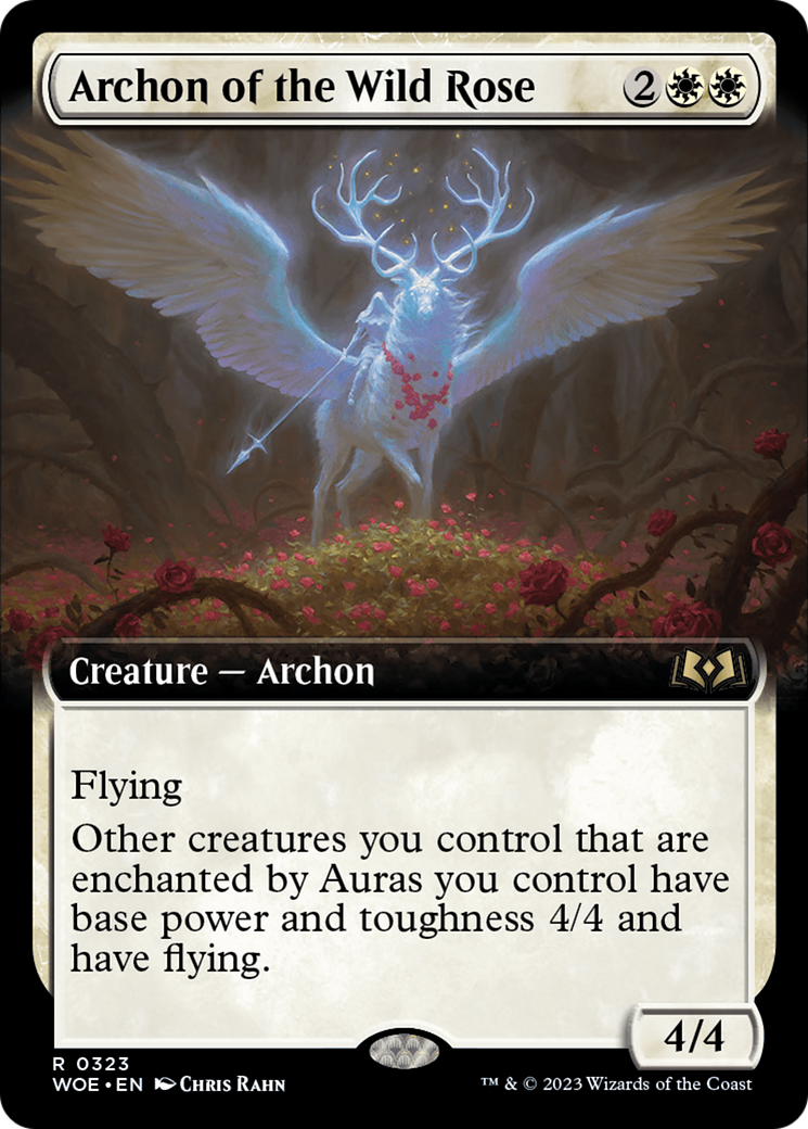 Archon of the Wild Rose (Extended Art) [Wilds of Eldraine] | Jomio and Rueliete's Cards and Comics