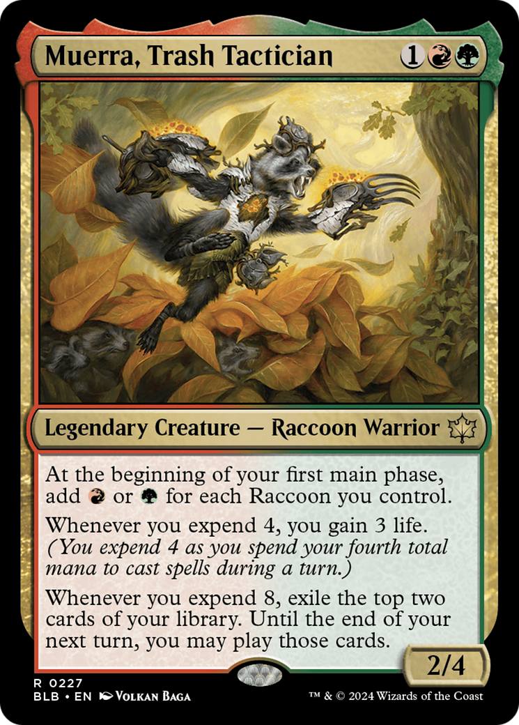 Muerra, Trash Tactician [Bloomburrow] | Jomio and Rueliete's Cards and Comics