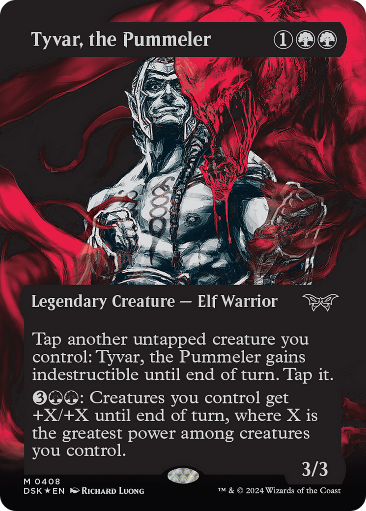 Tyvar, the Pummeler (Showcase) (Textured) [Duskmourn: House of Horror] | Jomio and Rueliete's Cards and Comics