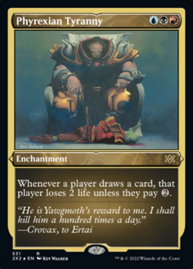 Phyrexian Tyranny (Foil Etched) [Double Masters 2022] | Jomio and Rueliete's Cards and Comics