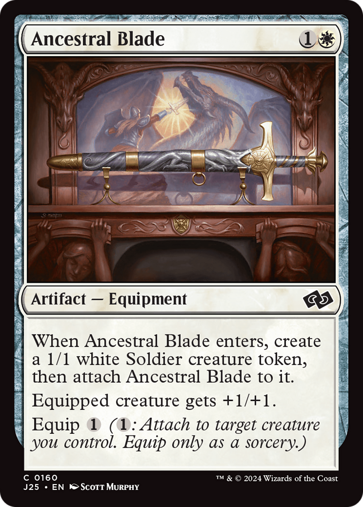 Ancestral Blade [Foundations Jumpstart] | Jomio and Rueliete's Cards and Comics