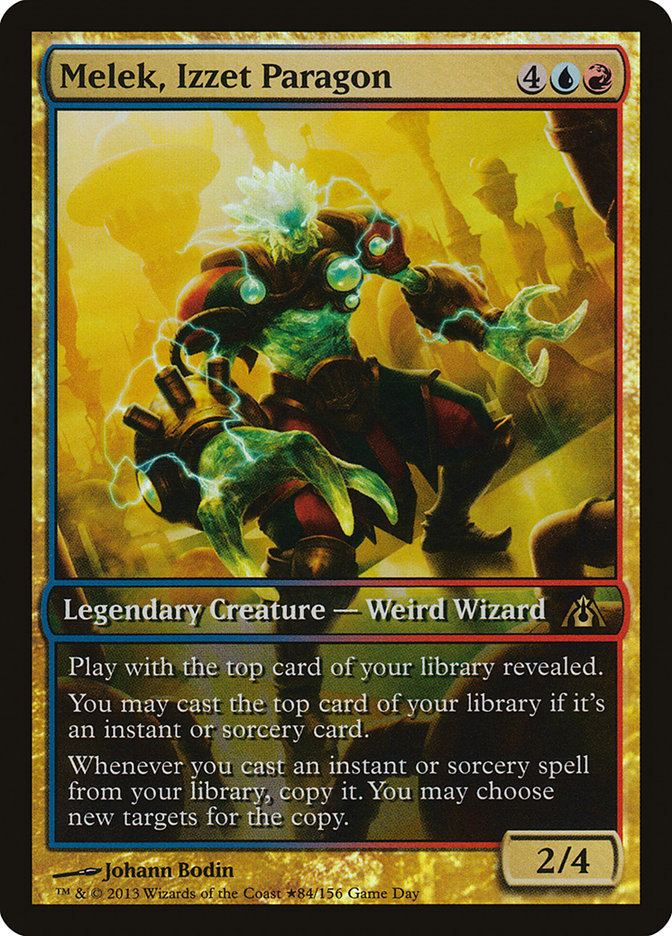Melek, Izzet Paragon (Game Day) [Dragon's Maze Promos] | Jomio and Rueliete's Cards and Comics