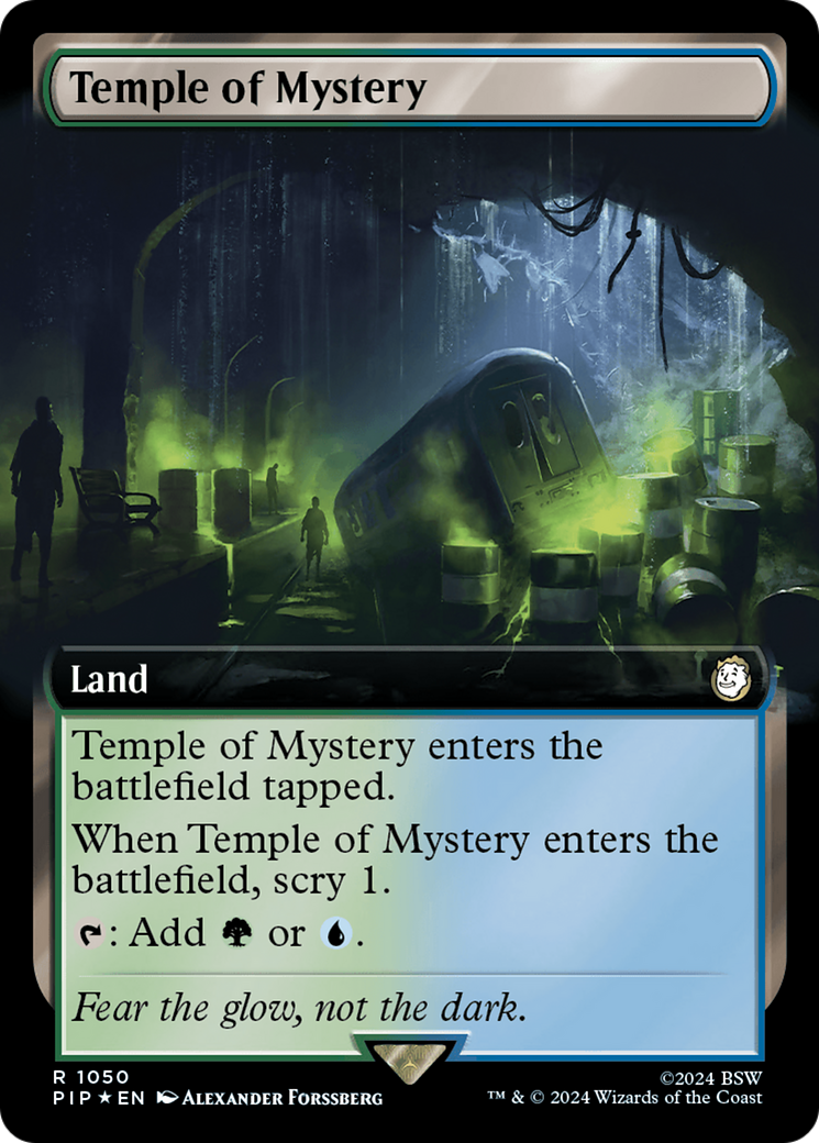 Temple of Mystery (Extended Art) (Surge Foil) [Fallout] | Jomio and Rueliete's Cards and Comics