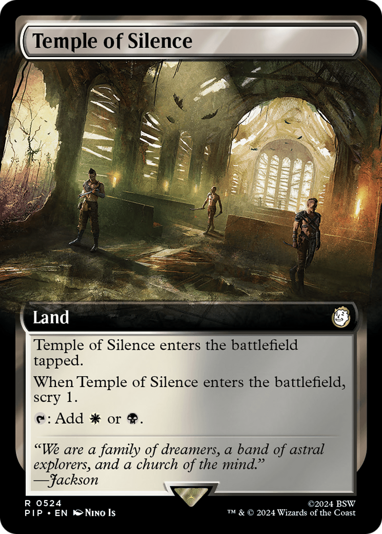 Temple of Silence (Extended Art) [Fallout] | Jomio and Rueliete's Cards and Comics