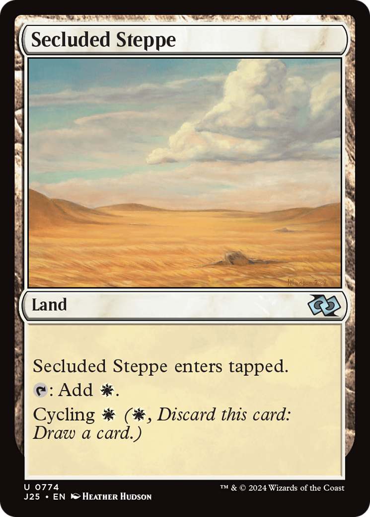 Secluded Steppe [Foundations Jumpstart] | Jomio and Rueliete's Cards and Comics
