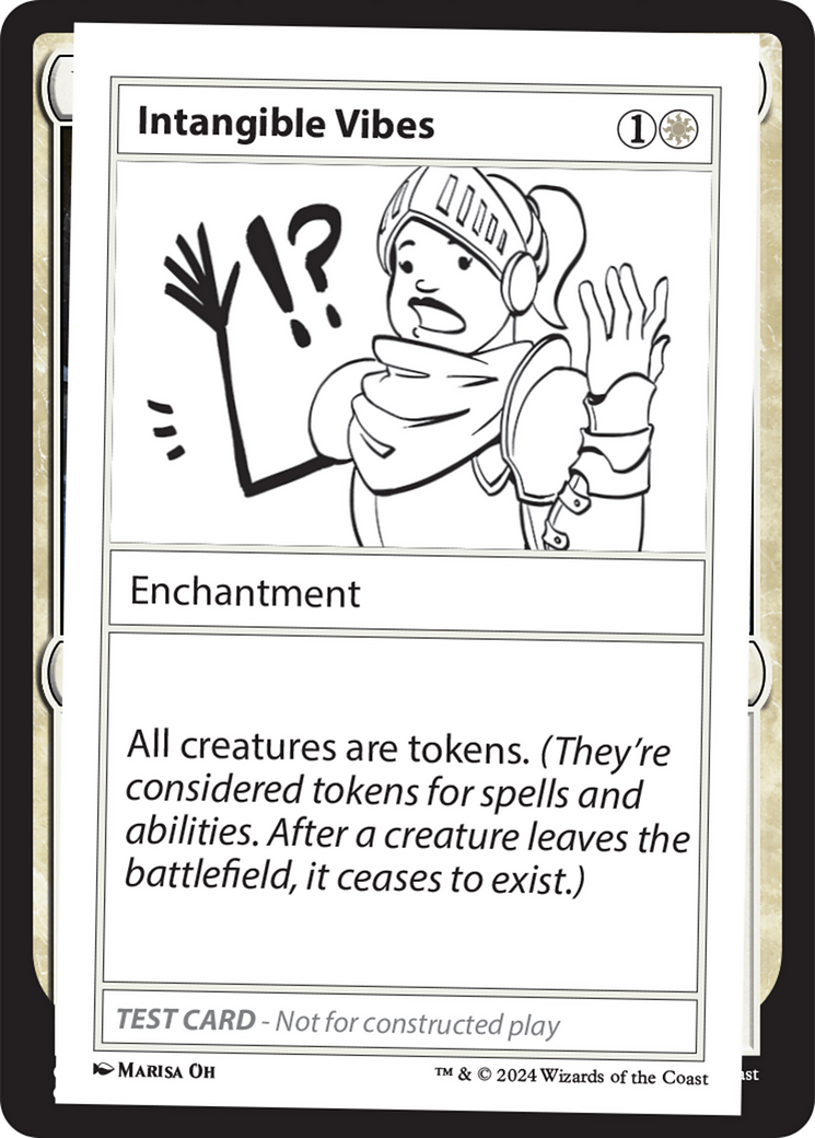 Intangible Vibes [Mystery Booster 2 Playtest Cards] | Jomio and Rueliete's Cards and Comics