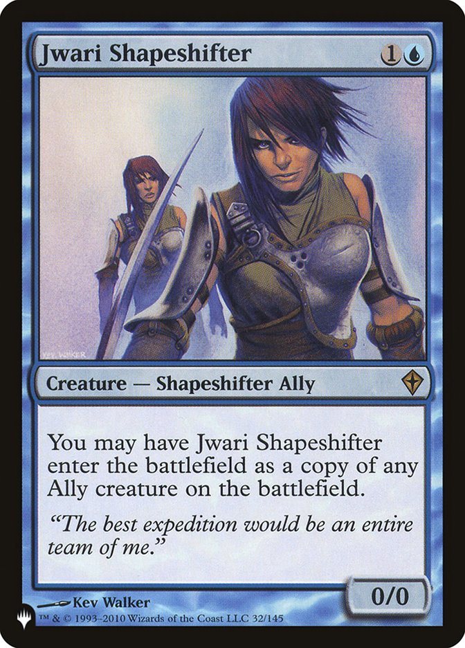 Jwari Shapeshifter [The List] | Jomio and Rueliete's Cards and Comics