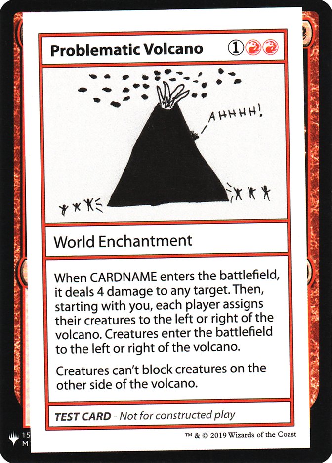 Problematic Volcano [Mystery Booster Playtest Cards] | Jomio and Rueliete's Cards and Comics