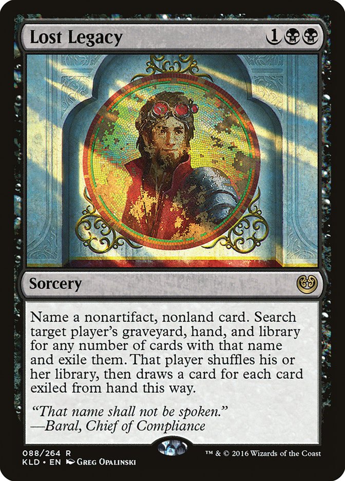 Lost Legacy [Kaladesh] | Jomio and Rueliete's Cards and Comics