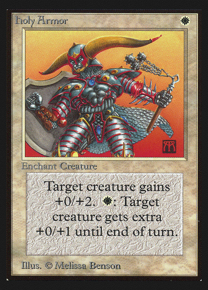 Holy Armor [International Collectors' Edition] | Jomio and Rueliete's Cards and Comics