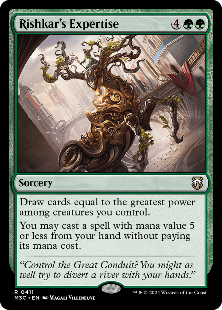 Rishkar's Expertise (Ripple Foil) [Modern Horizons 3 Commander] | Jomio and Rueliete's Cards and Comics