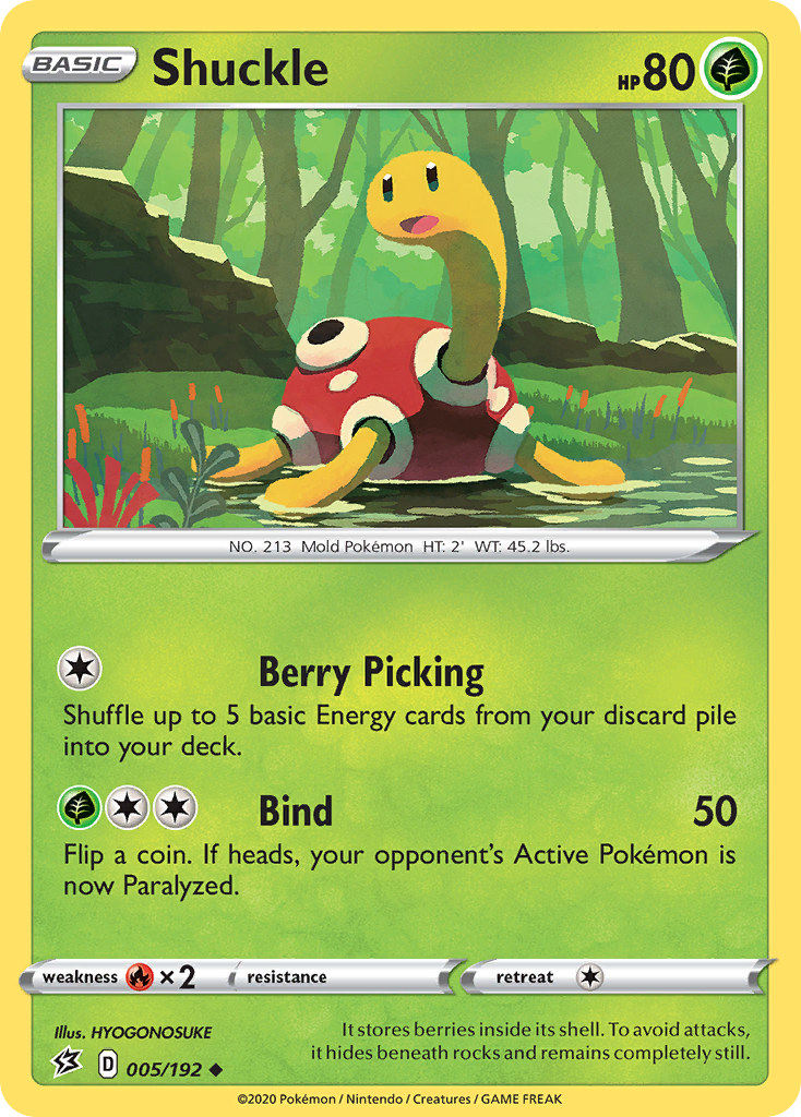 Shuckle (005/192) [Sword & Shield: Rebel Clash] | Jomio and Rueliete's Cards and Comics