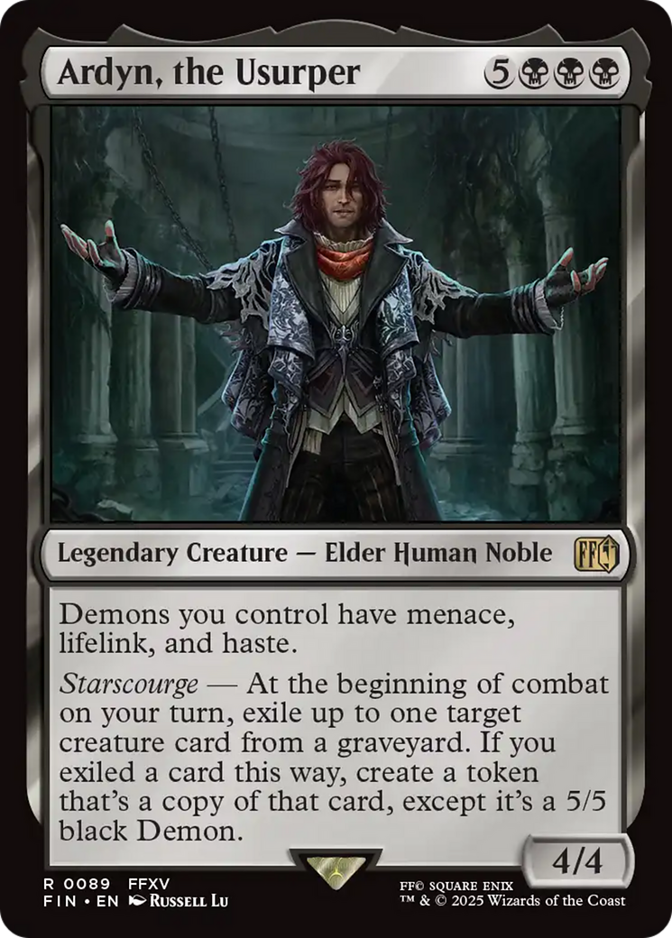 Ardyn, the Usurper [FINAL FANTASY] | Jomio and Rueliete's Cards and Comics