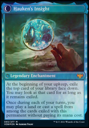 Jacob Hauken, Inspector // Hauken's Insight [Innistrad: Crimson Vow Prerelease Promos] | Jomio and Rueliete's Cards and Comics