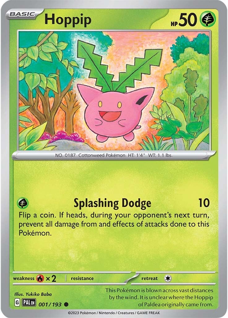 Hoppip (001/193) [Scarlet & Violet: Paldea Evolved] | Jomio and Rueliete's Cards and Comics