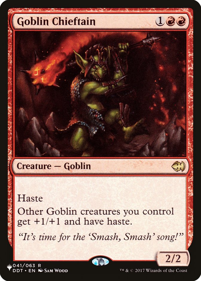 Goblin Chieftain [The List] | Jomio and Rueliete's Cards and Comics