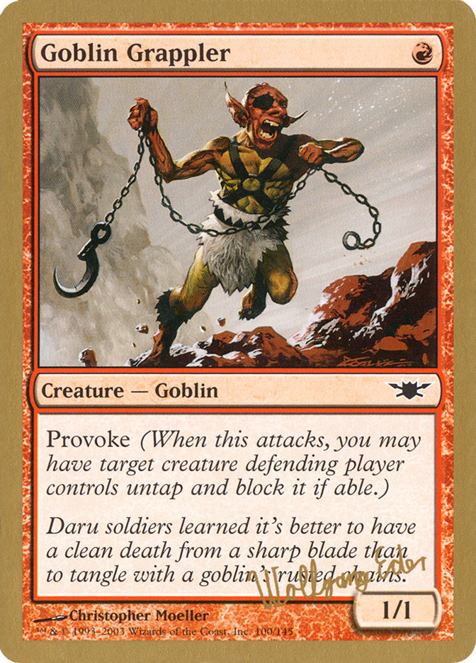 Goblin Grappler (Wolfgang Eder) [World Championship Decks 2003] | Jomio and Rueliete's Cards and Comics