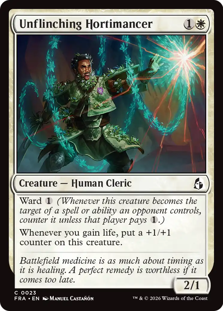 Unflinching Hortimancer [Reality Fracture] | Jomio and Rueliete's Cards and Comics