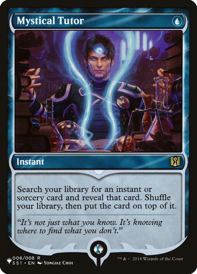 Mystical Tutor [The List] | Jomio and Rueliete's Cards and Comics