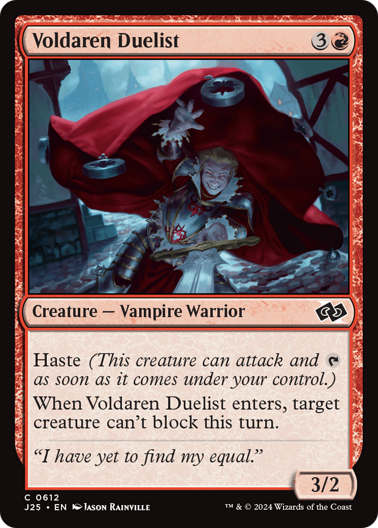Voldaren Duelist [Foundations Jumpstart] | Jomio and Rueliete's Cards and Comics