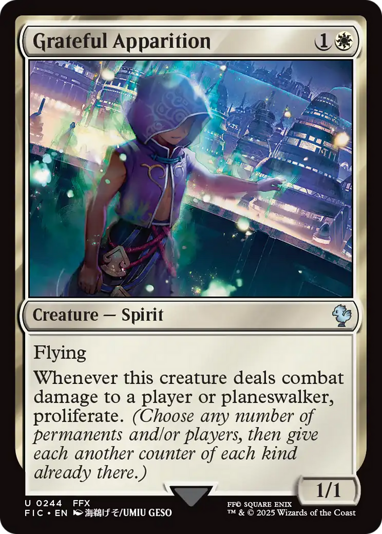 Grateful Apparition [FINAL FANTASY Commander] | Jomio and Rueliete's Cards and Comics