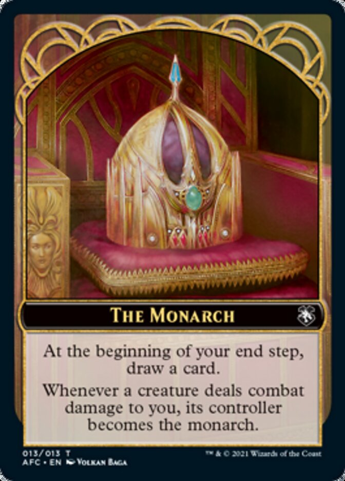 Dragon Spirit // The Monarch Double-Sided Token [Dungeons & Dragons: Adventures in the Forgotten Realms Commander Tokens] | Jomio and Rueliete's Cards and Comics