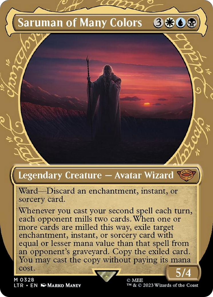 Saruman of Many Colors (Showcase Ring Frame) [The Lord of the Rings: Tales of Middle-Earth] | Jomio and Rueliete's Cards and Comics